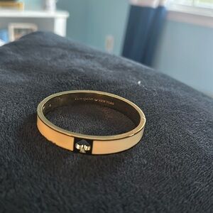 Cream Kate Spade Bangle